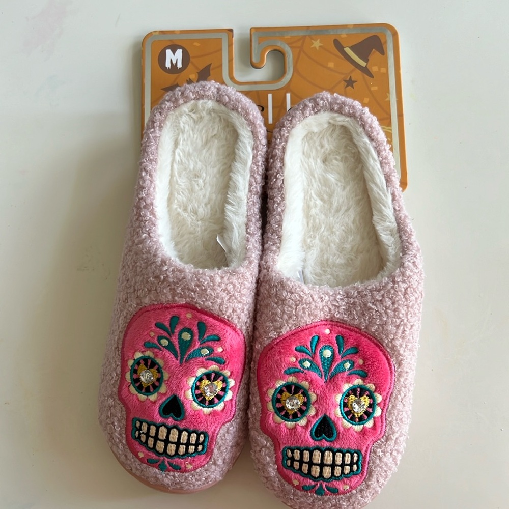 Sugar Skull Slippers